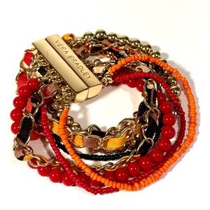 Vera Bradley Bittersweet Multi-Strand Gold Bracelet